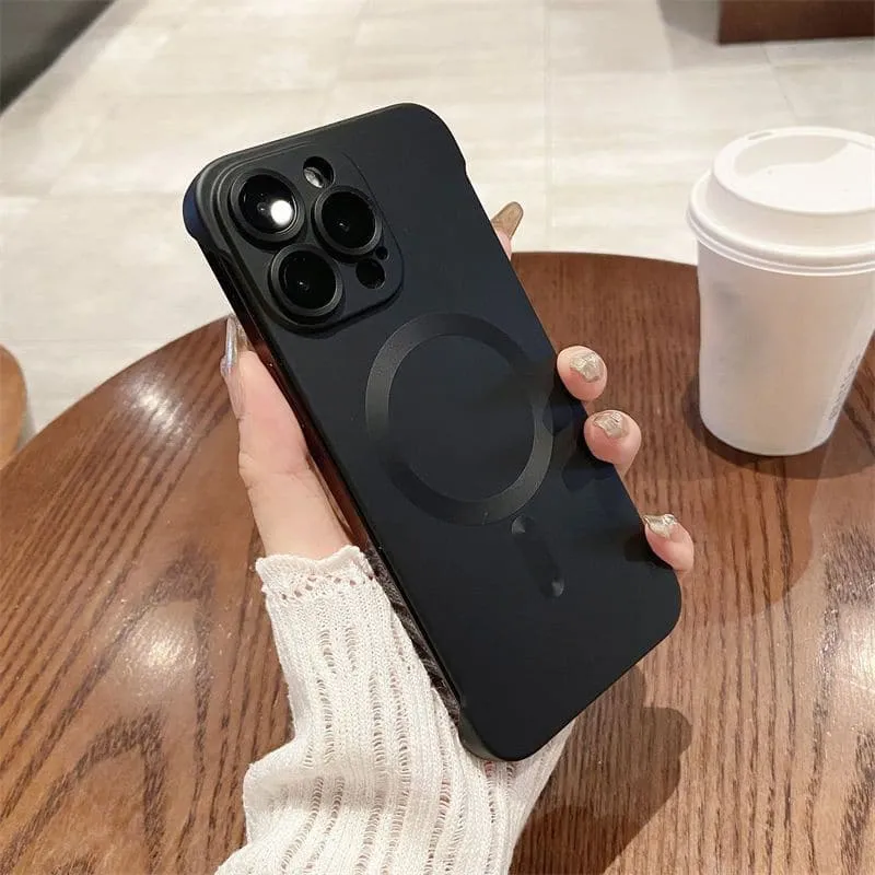 Magnetisch telefoonhoesje zonder frame voor iPhone