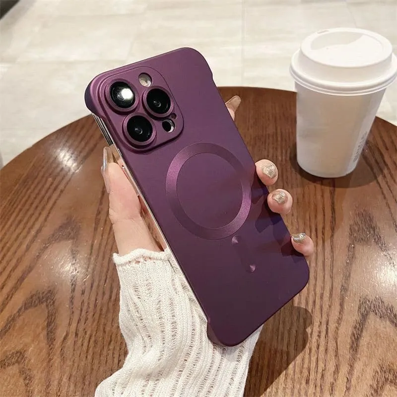 Magnetisch telefoonhoesje zonder frame voor iPhone