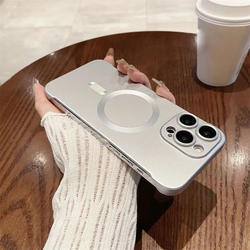 Magnetisch telefoonhoesje zonder frame voor iPhone