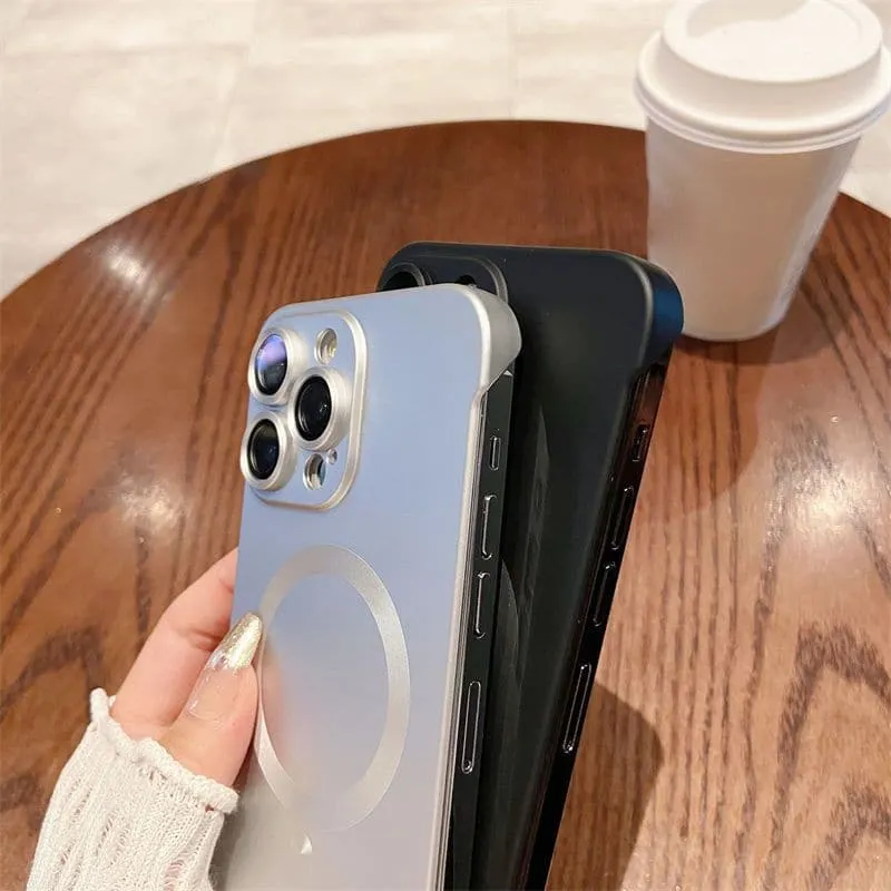 Magnetisch telefoonhoesje zonder frame voor iPhone