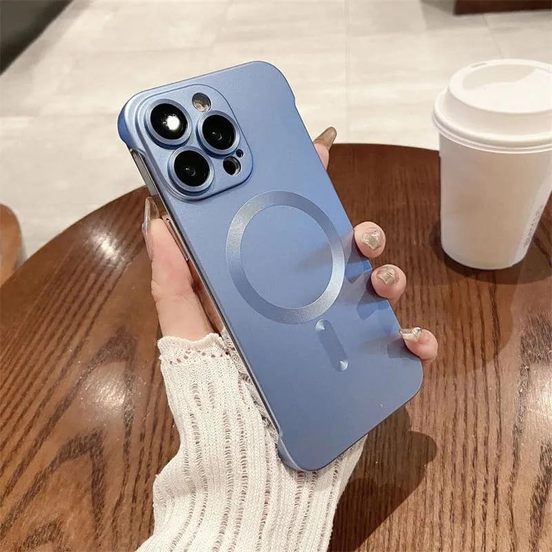 Magnetisch telefoonhoesje zonder frame voor iPhone