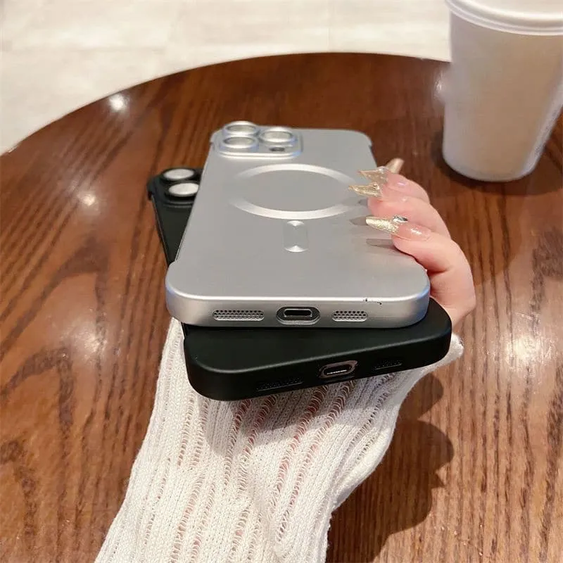 Magnetisch telefoonhoesje zonder frame voor iPhone