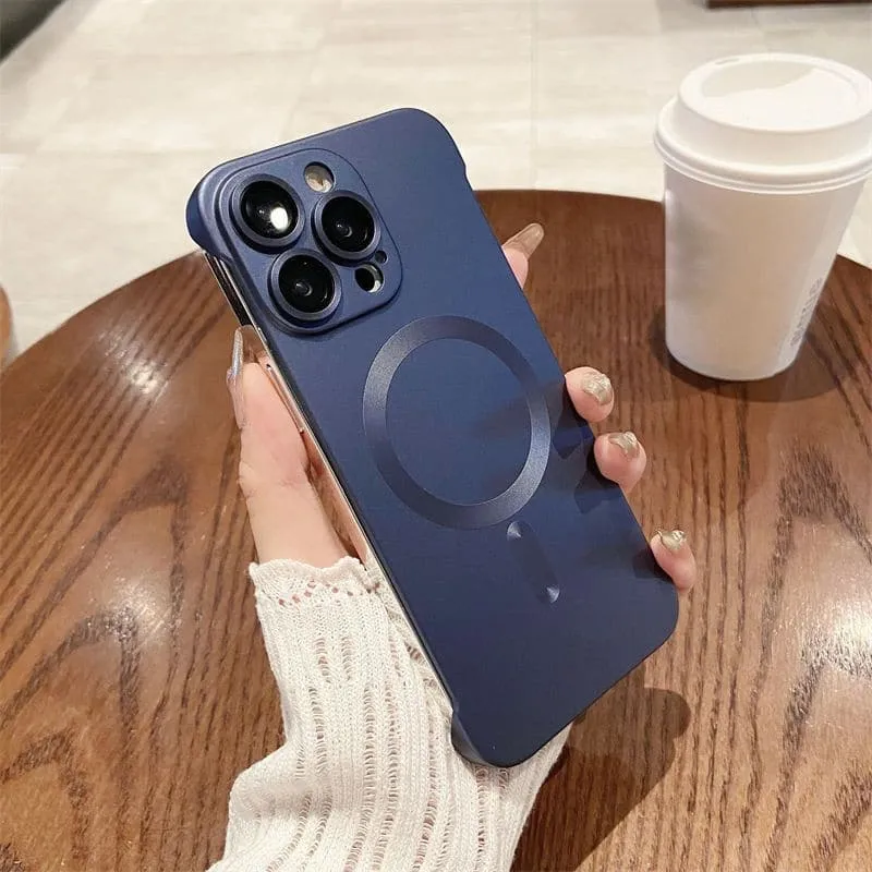 Magnetisch telefoonhoesje zonder frame voor iPhone