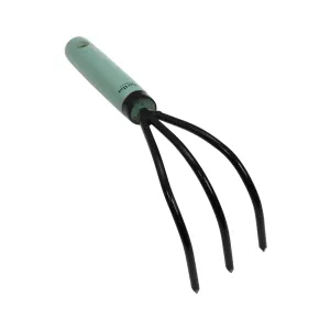 Martha Stewart MTS-CLW1-MGN Japanese Steel Tine Hand Cultivator (Mint)