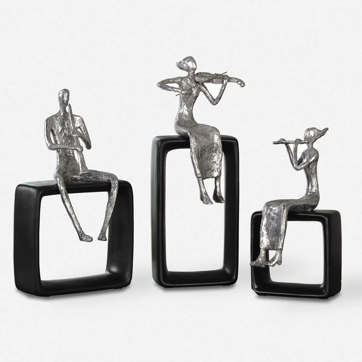 Musical Ensemble Statues, Set of 3