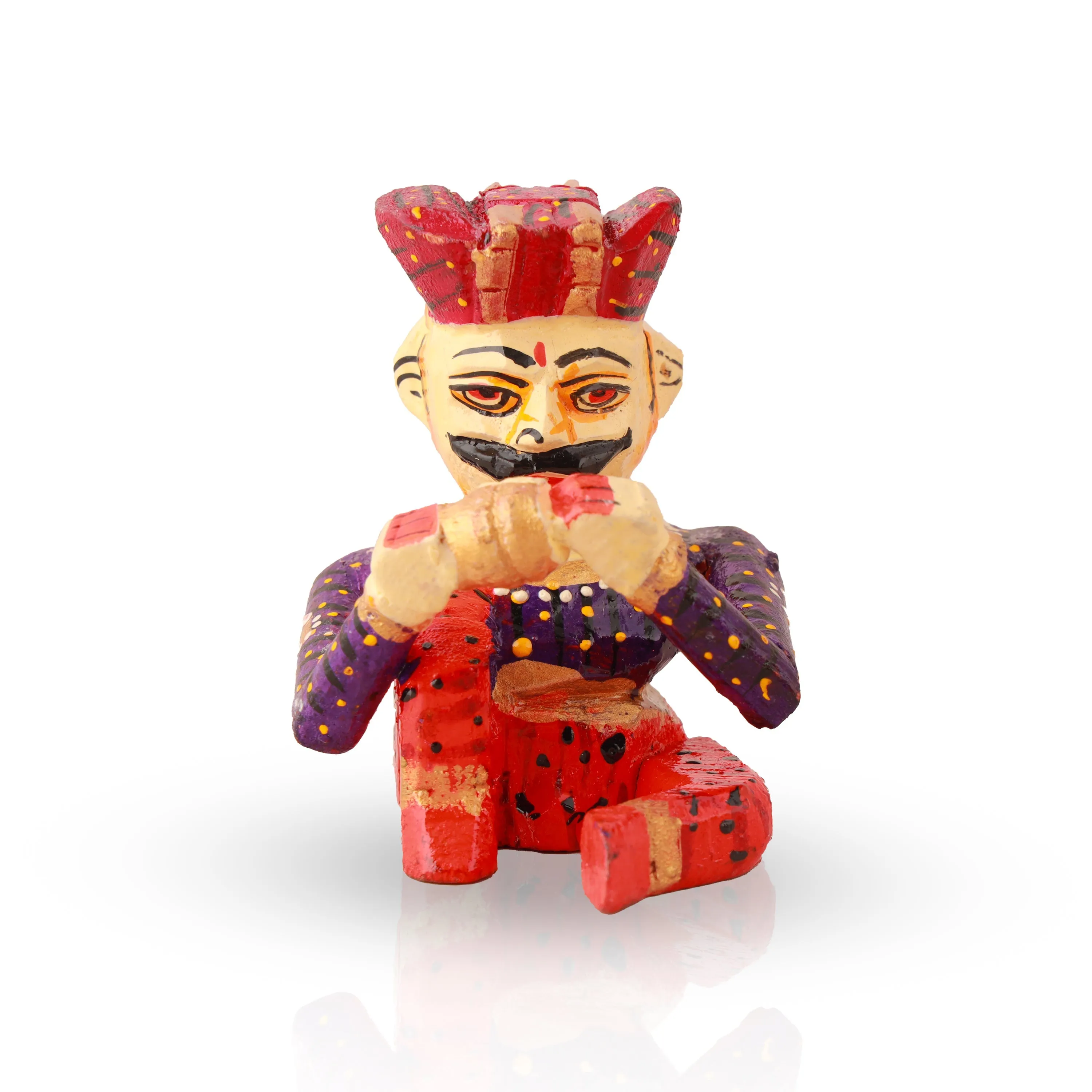 Musician Set - 6 Inches | 5 Pcs/ Babla Musician/ Wooden Musician Set for Home Decor