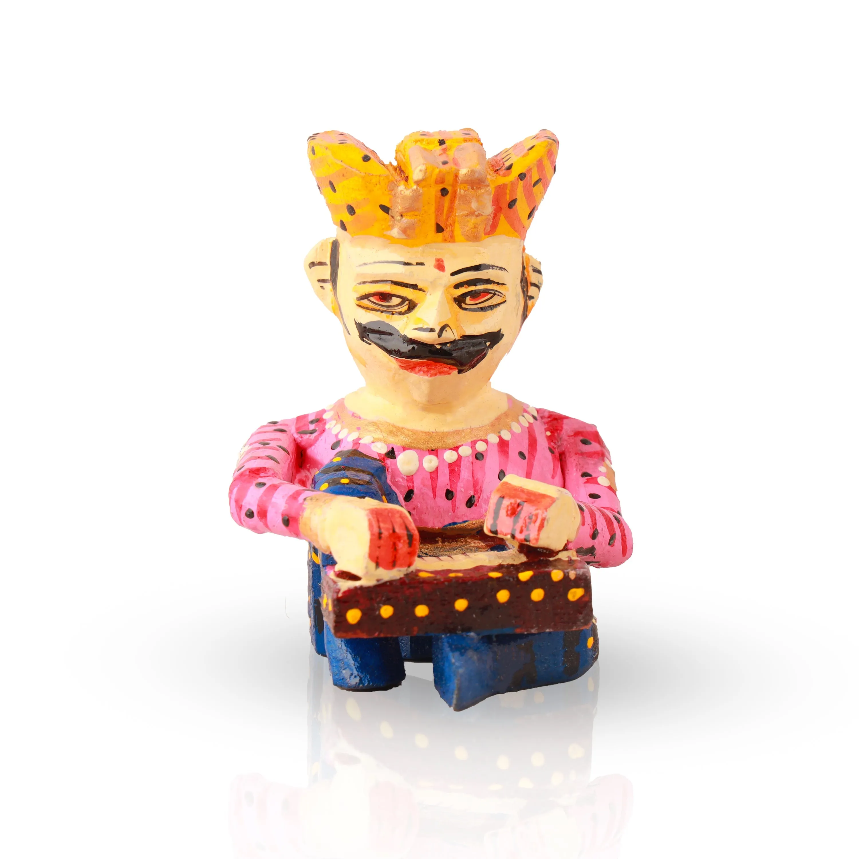 Musician Set - 6 Inches | 5 Pcs/ Babla Musician/ Wooden Musician Set for Home Decor