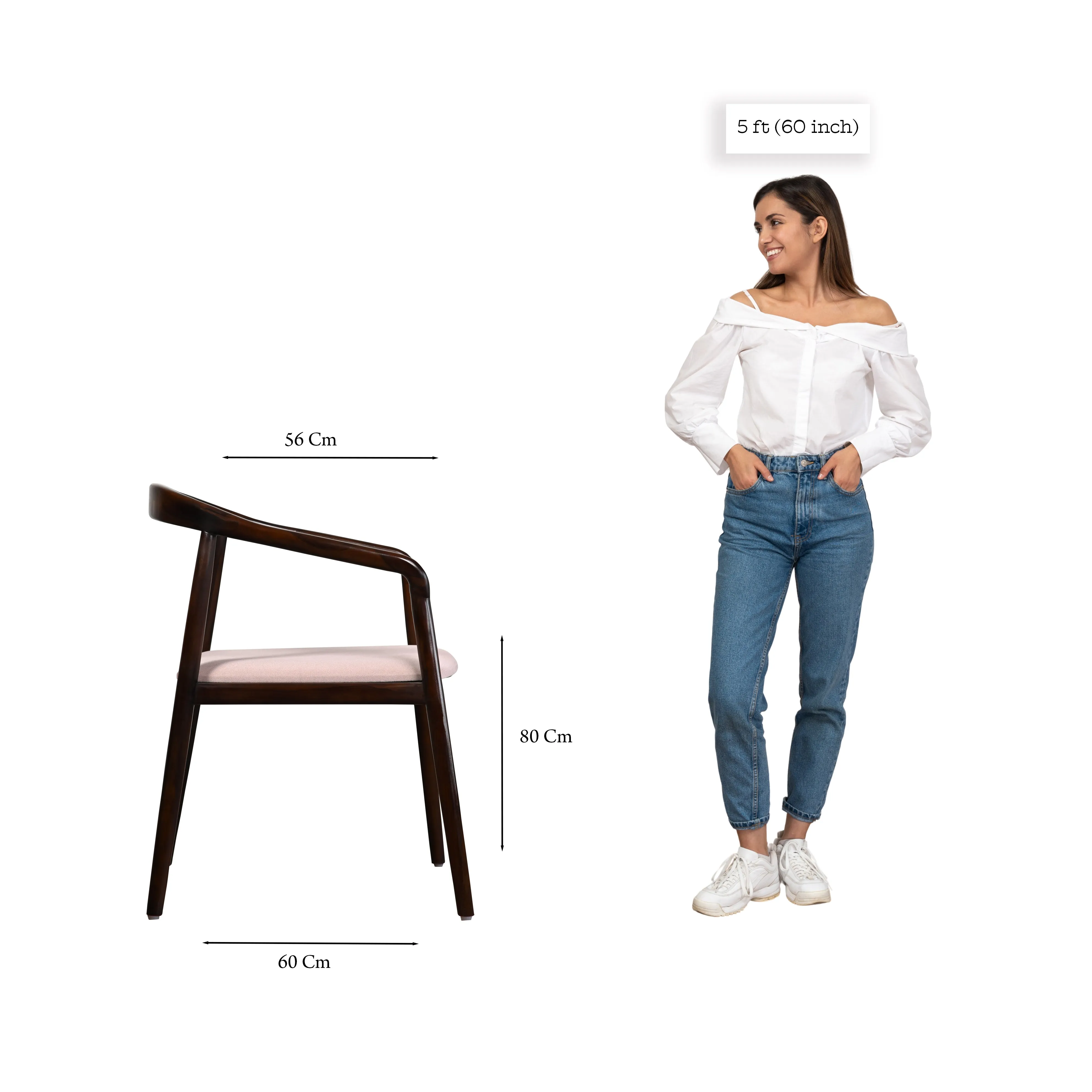 Natural Polish Antique Chair With Comfortable Seating