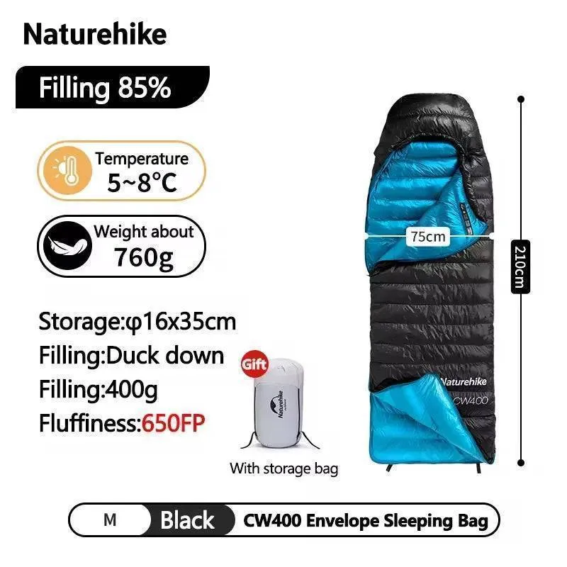 Naturehike Duck Down Sleeping Bag - Ultralight For Camping