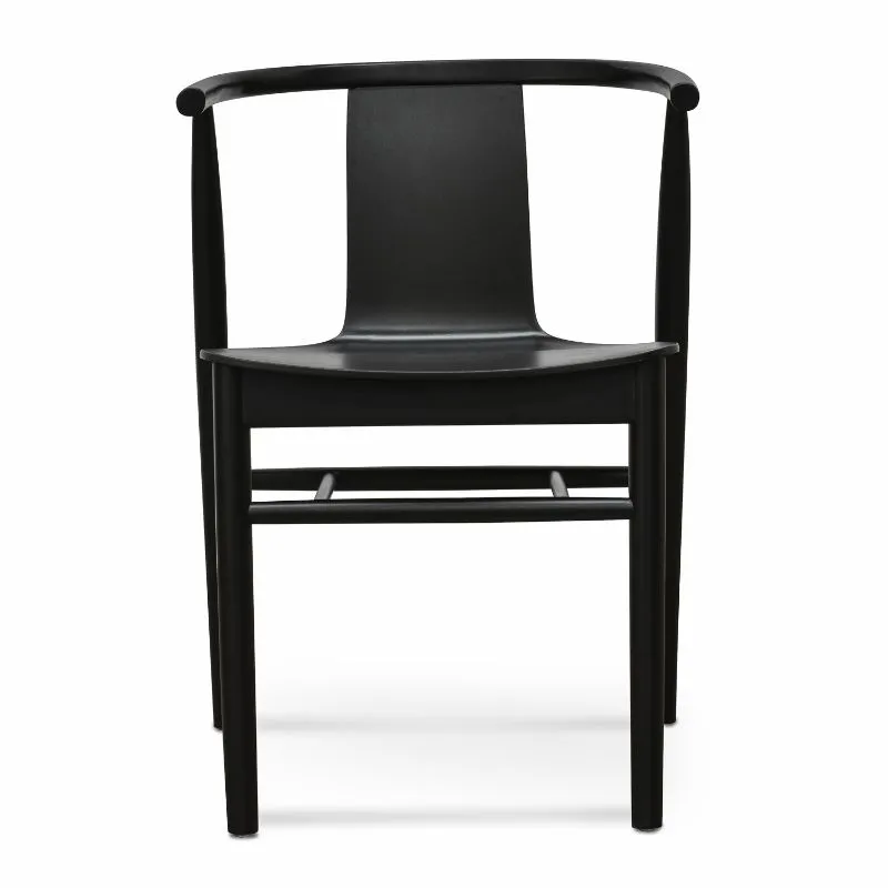Newcastle Wooden Dining Chair - Black