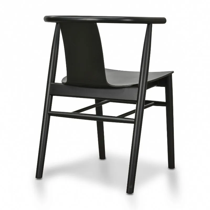 Newcastle Wooden Dining Chair - Black