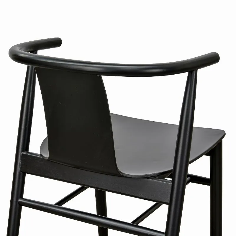 Newcastle Wooden Dining Chair - Black
