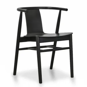 Newcastle Wooden Dining Chair - Black