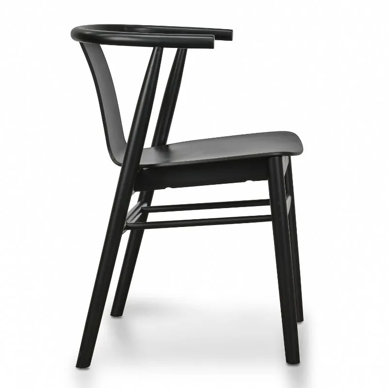 Newcastle Wooden Dining Chair - Black