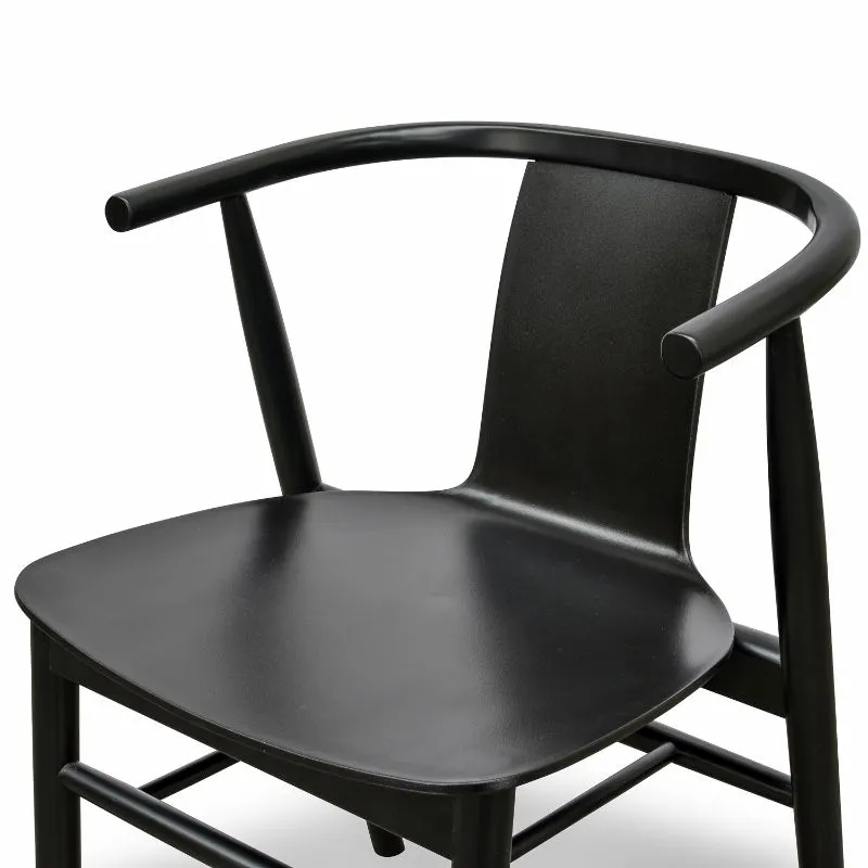 Newcastle Wooden Dining Chair - Black