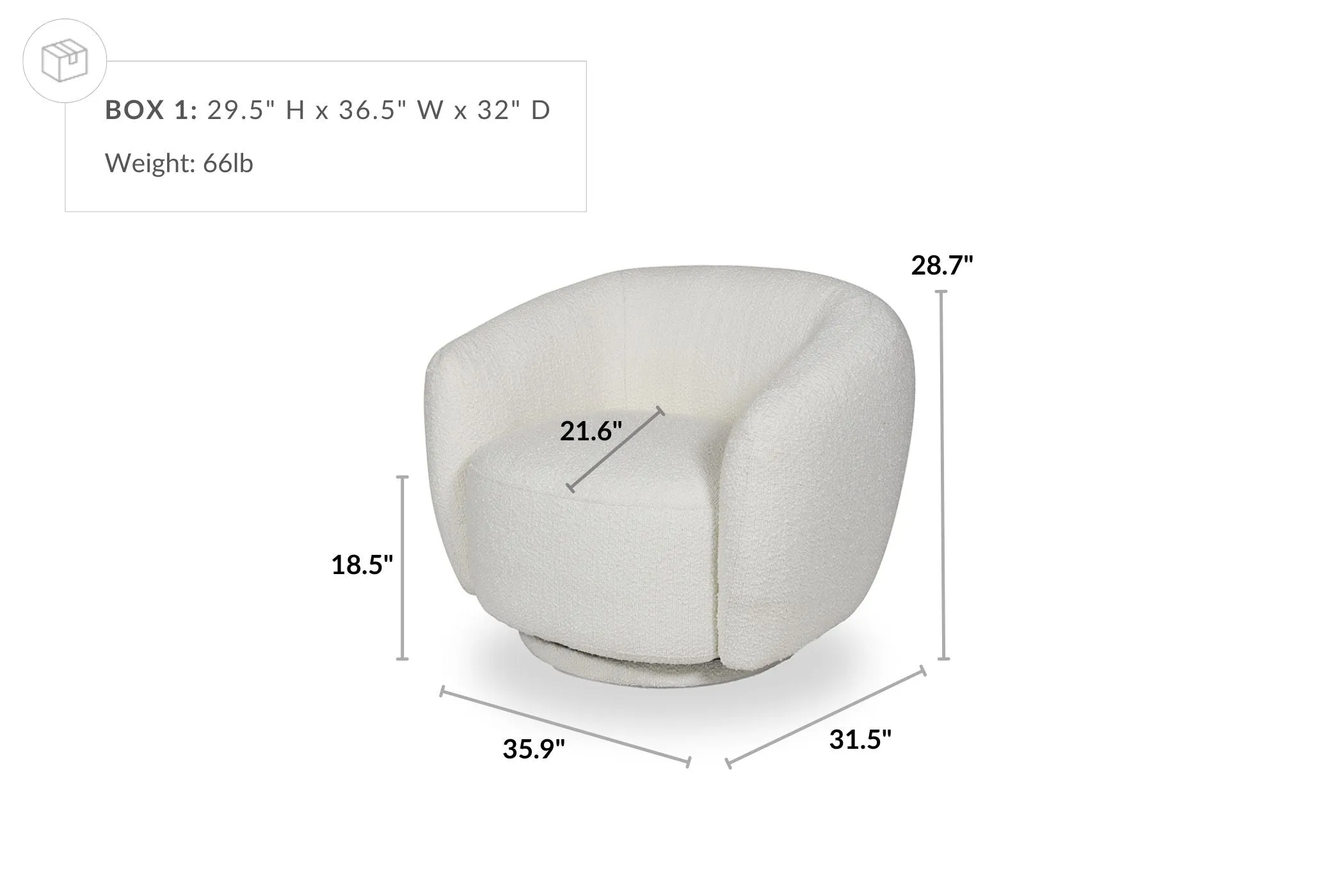 Oaks Swivel Chair
