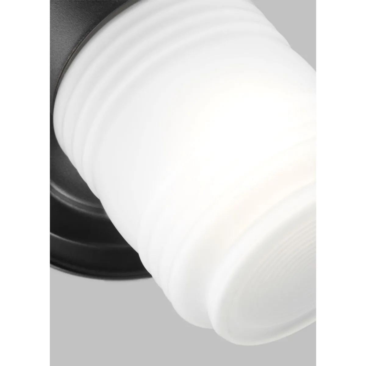 Outdoor Wall 8 In. LED Outdoor Wall Sconce Black Finish