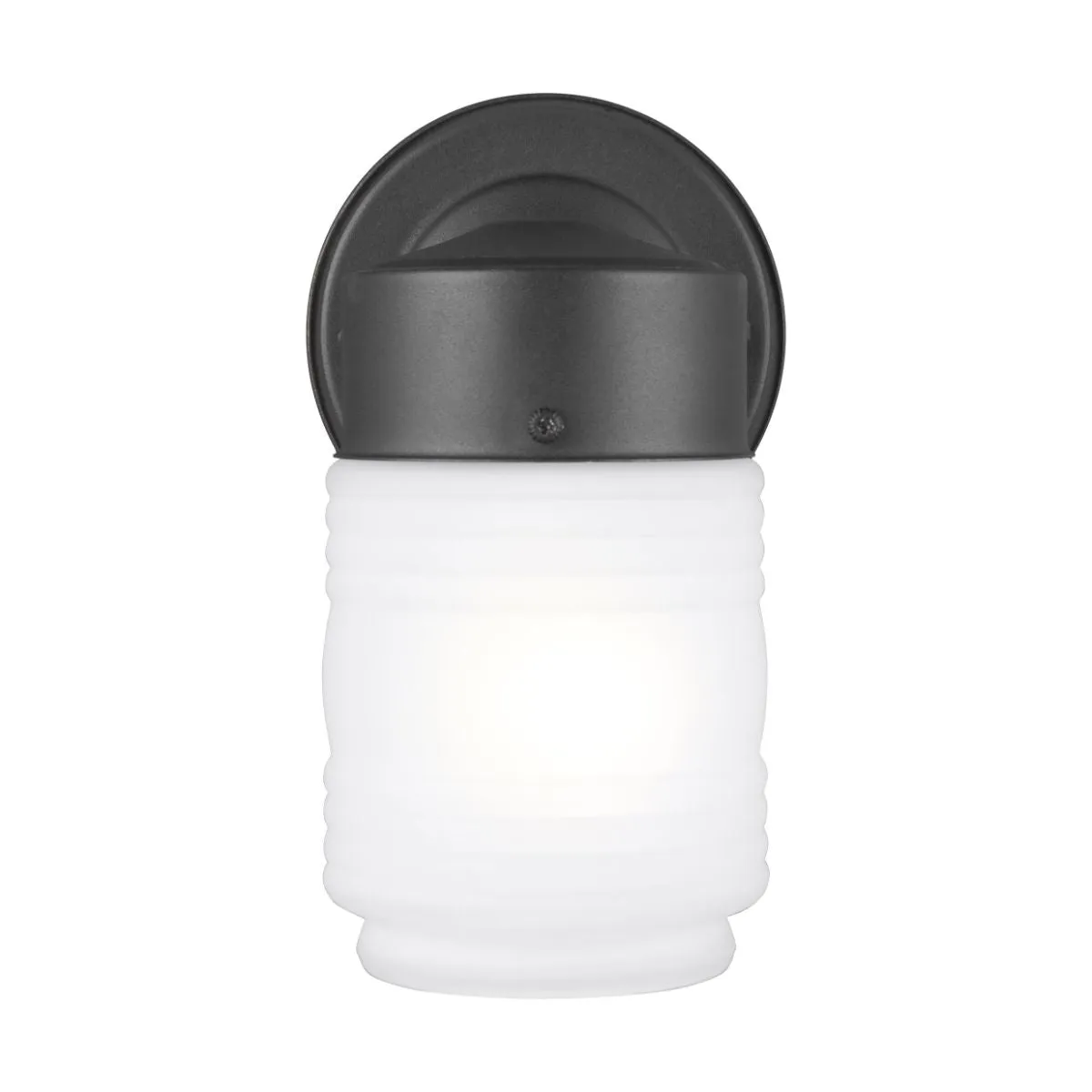 Outdoor Wall 8 In. LED Outdoor Wall Sconce Black Finish