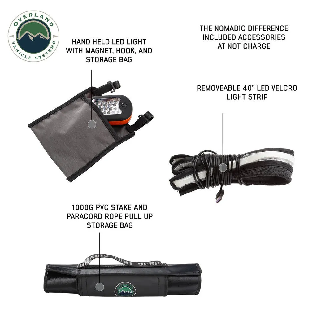 OVERLAND VEHICLE SYSTEMS | Nomadic 2 Standard Roof Top Tent (18429936)