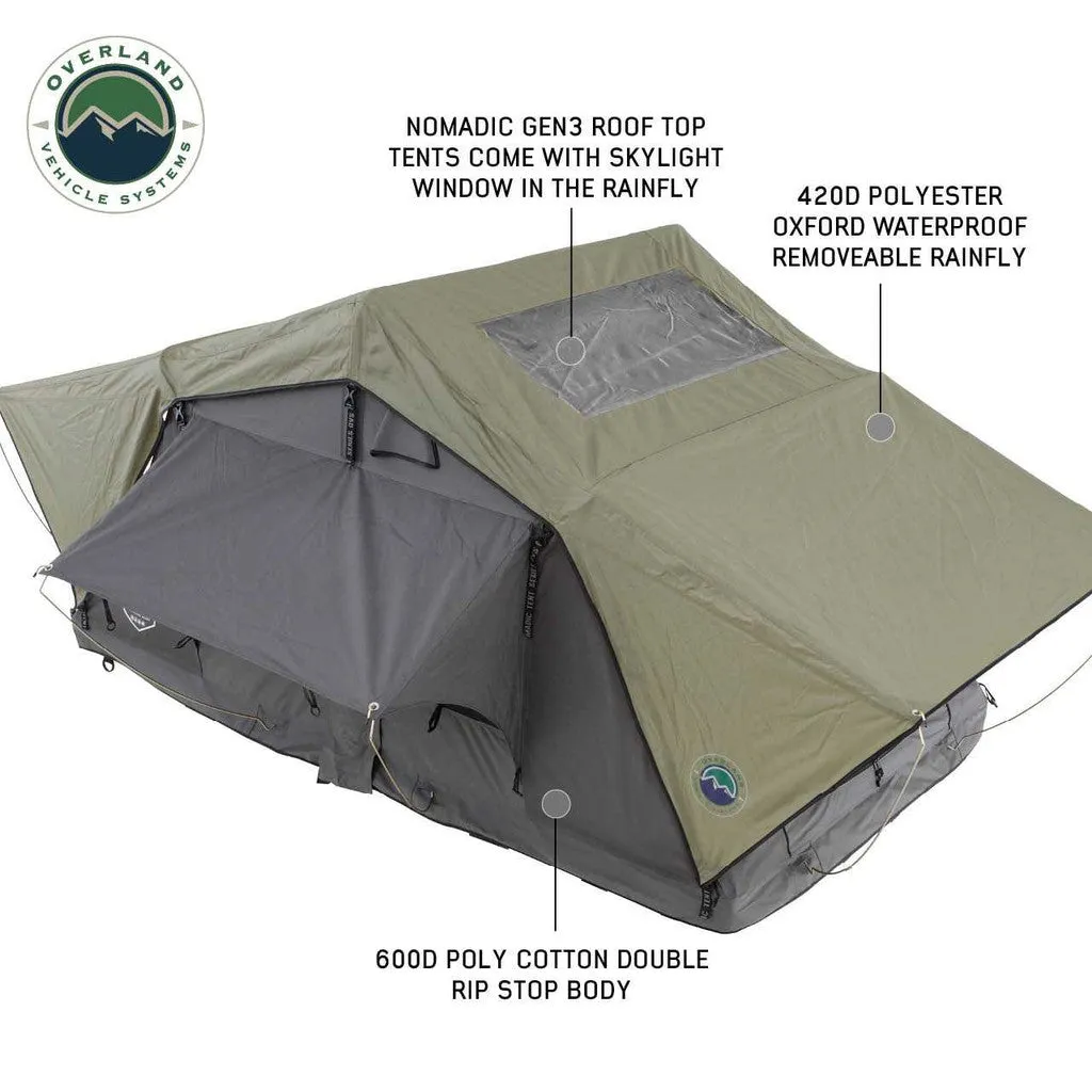 OVERLAND VEHICLE SYSTEMS | Nomadic 2 Standard Roof Top Tent (18429936)