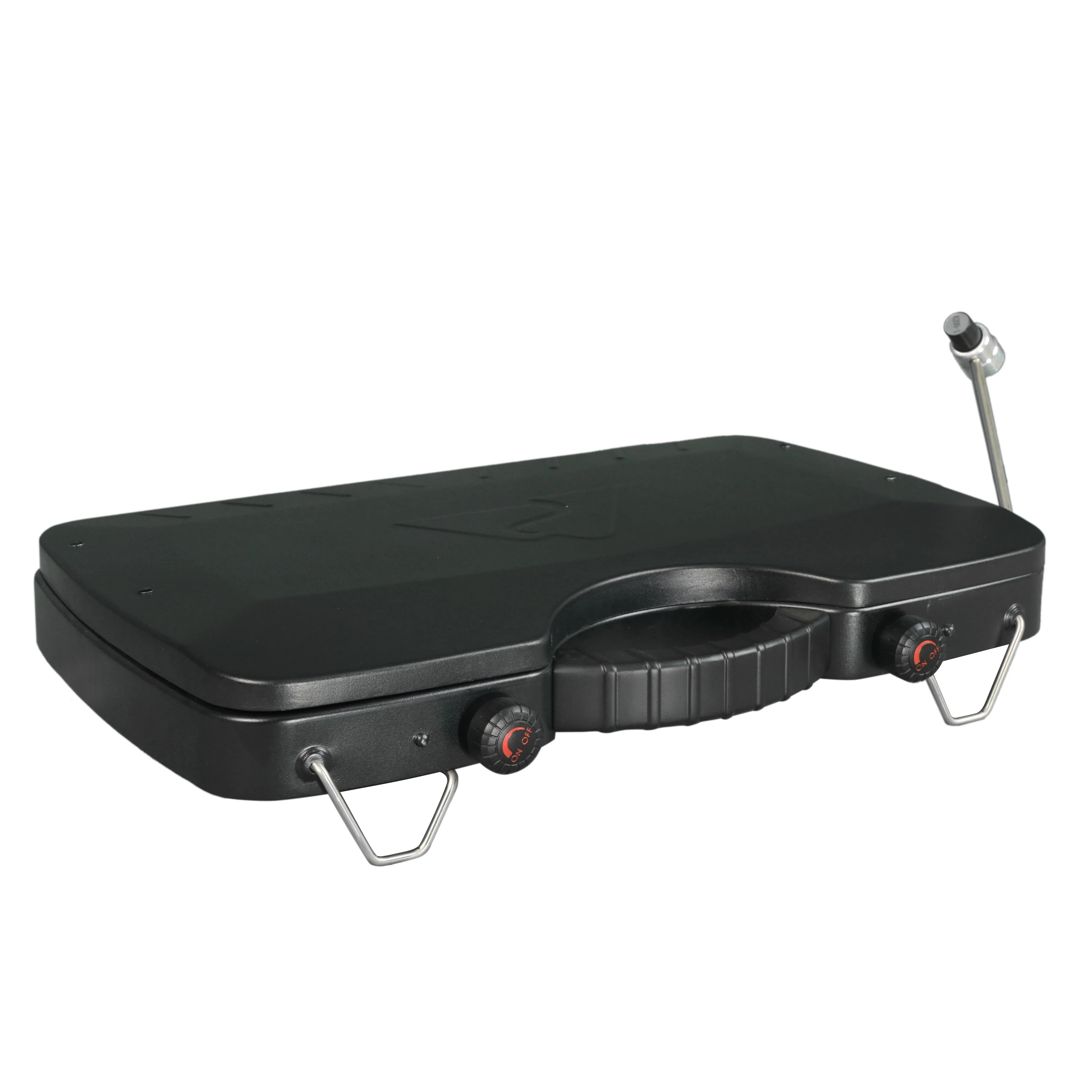 Ozark Trail 2 Burner Propane Gas Camping Stove, GCT2208W, Black, New