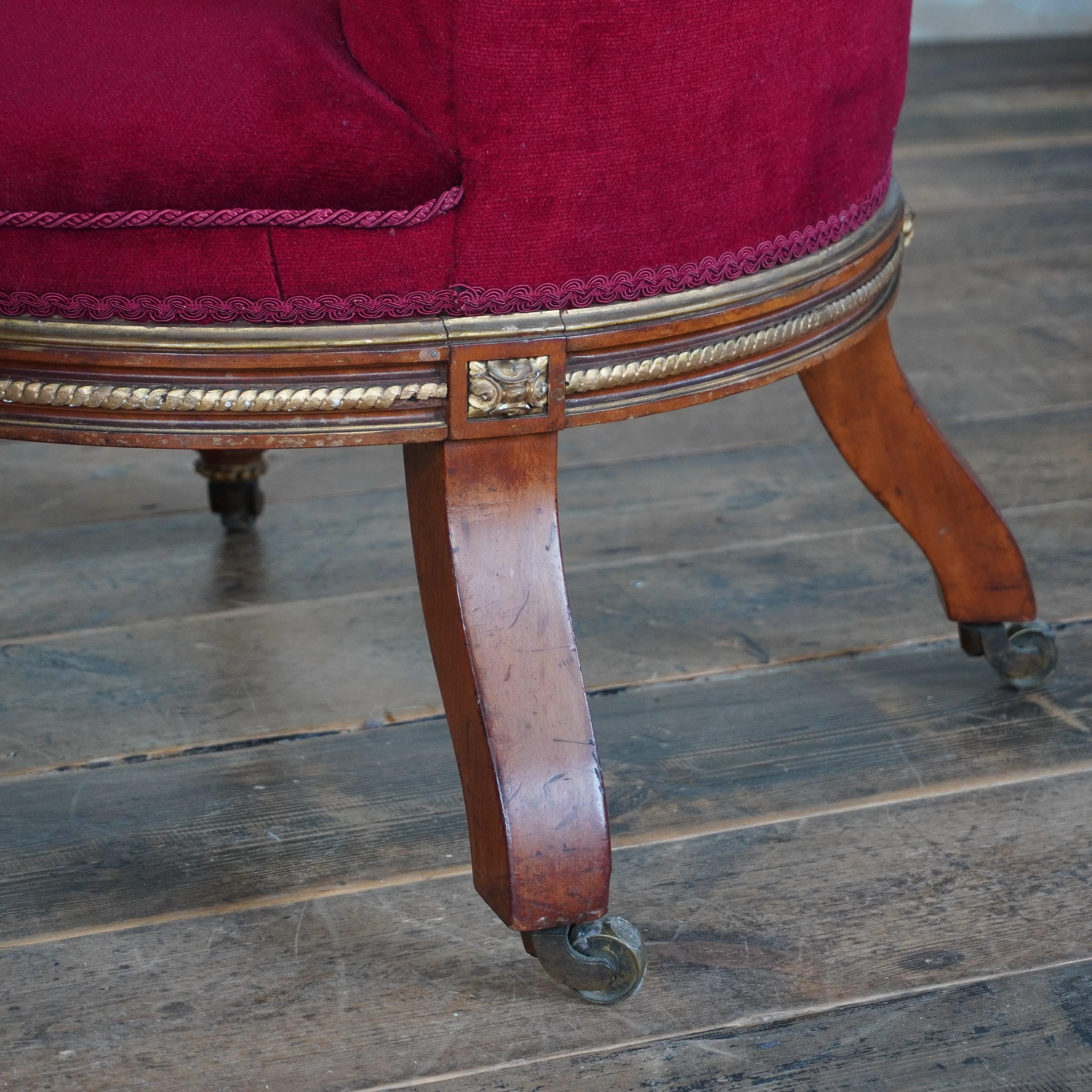 Pair of Holland and Sons Slipper Chairs - Regency Style