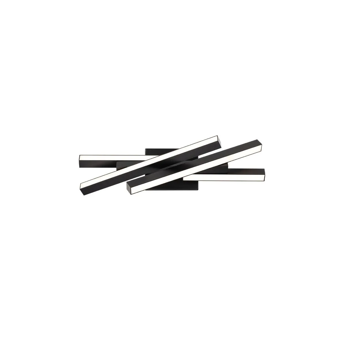 Parallax 20 in. LED Vanity Light 3500K Black finish