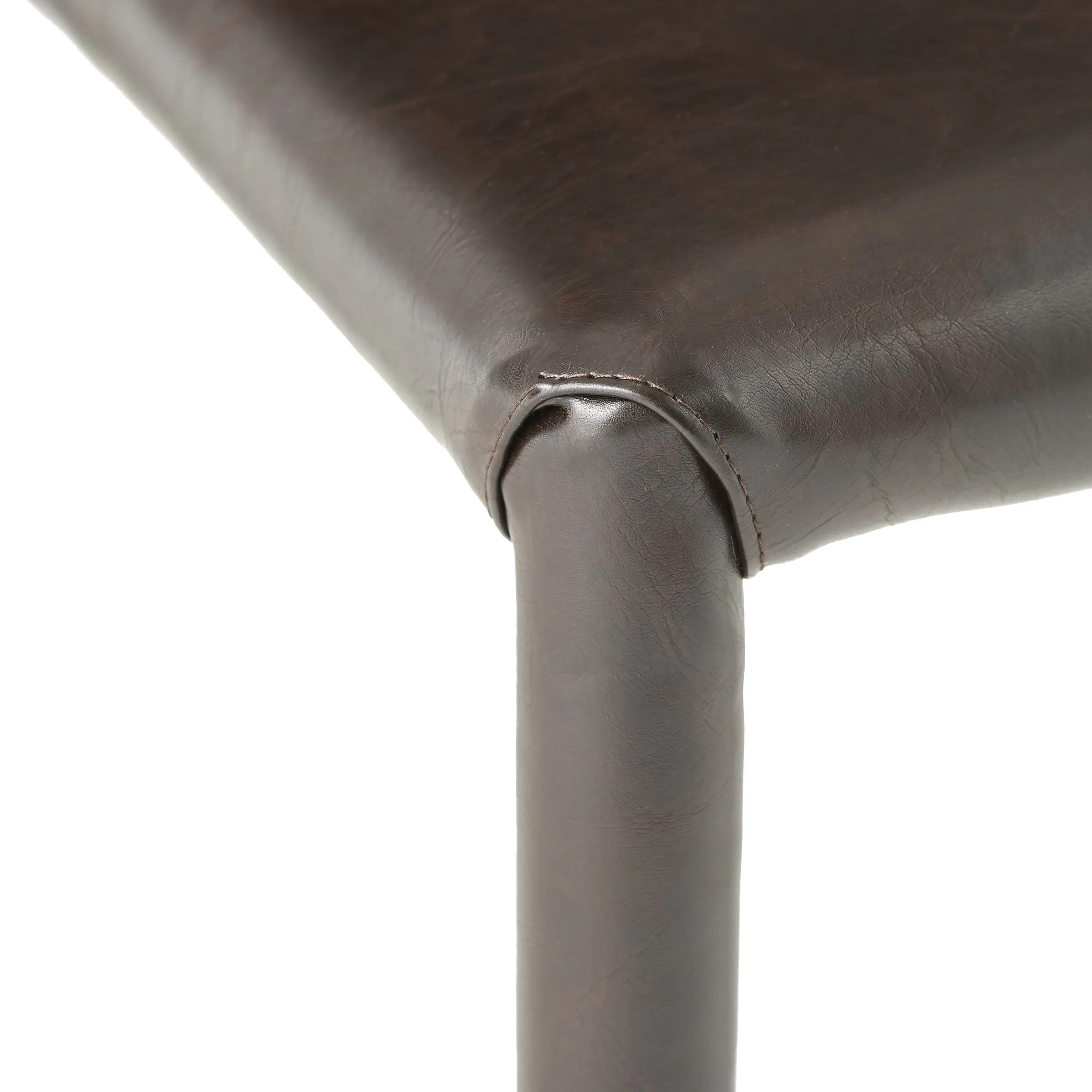Pasiara Contemporary Brown Stacking Chairs (Set of 4)