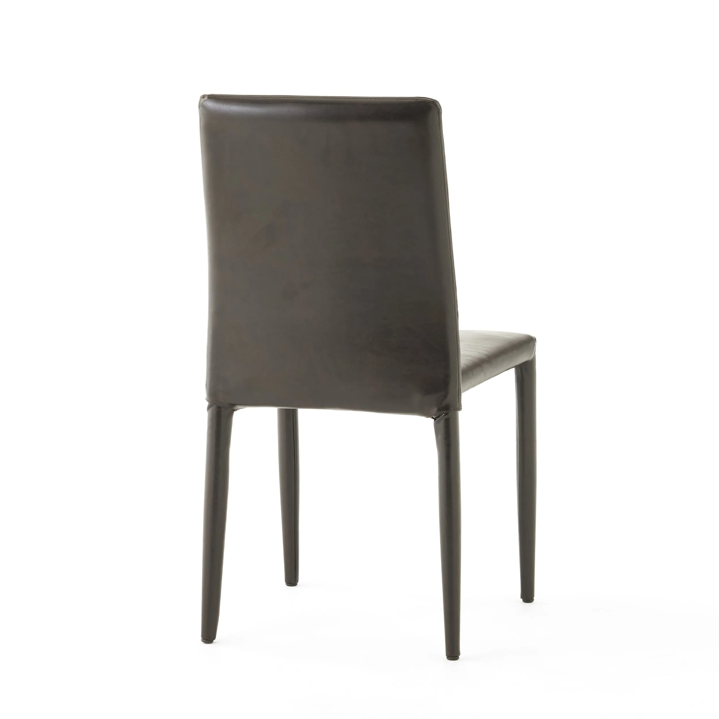 Pasiara Contemporary Brown Stacking Chairs (Set of 4)