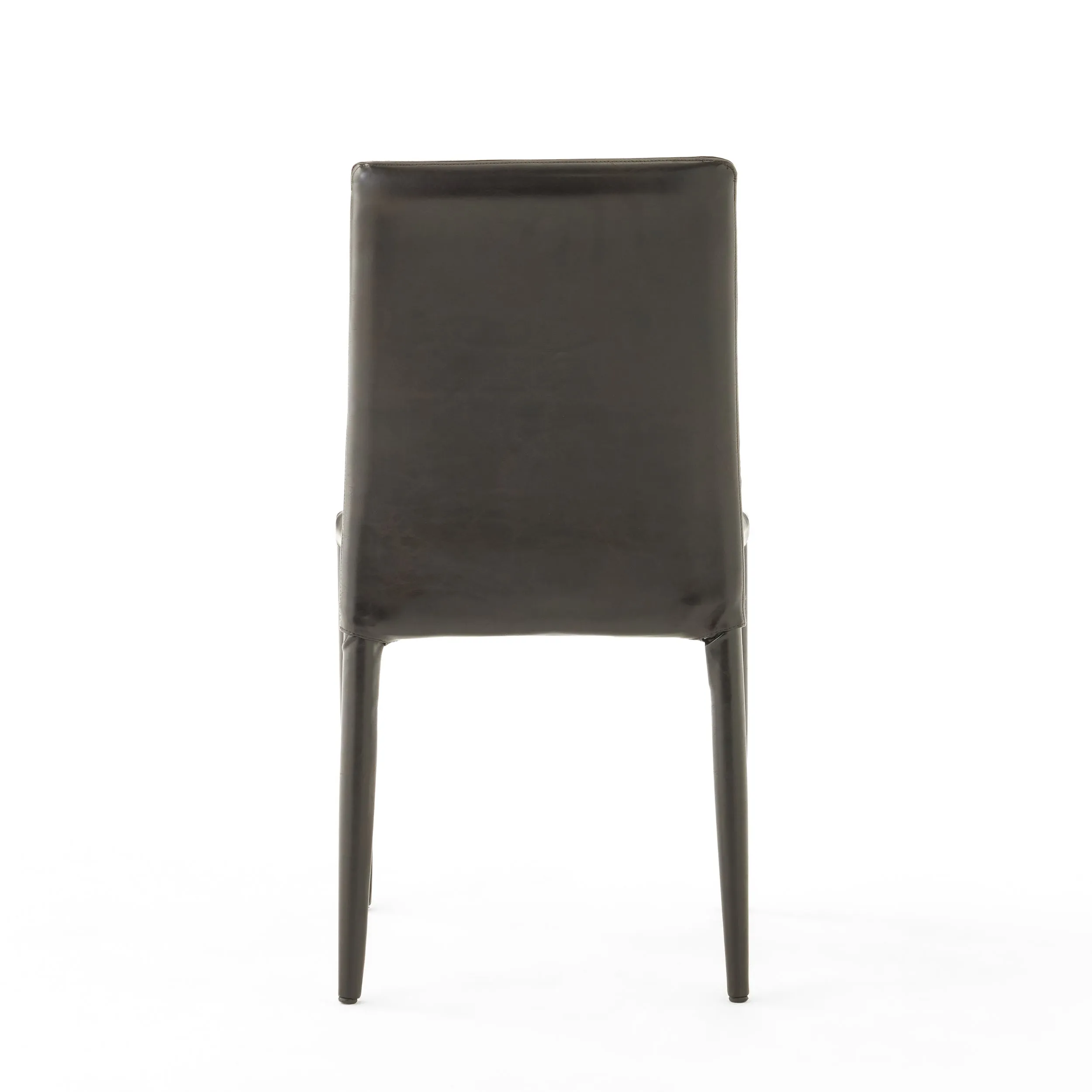 Pasiara Contemporary Brown Stacking Chairs (Set of 4)