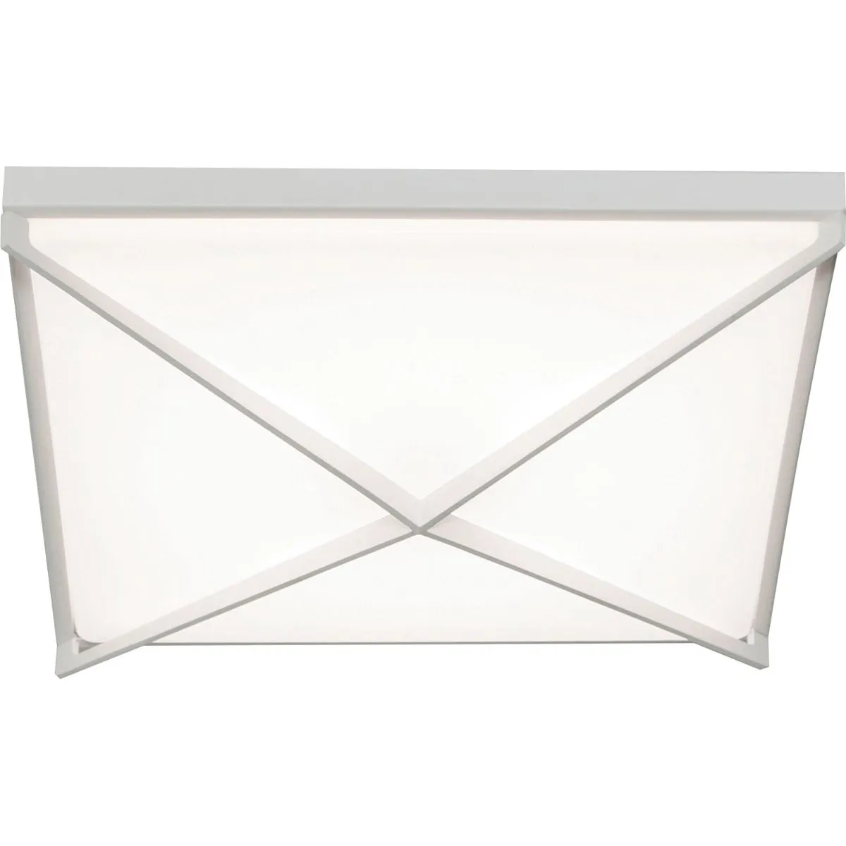 Pearson 12 in. LED Flush Mount Light White Finish