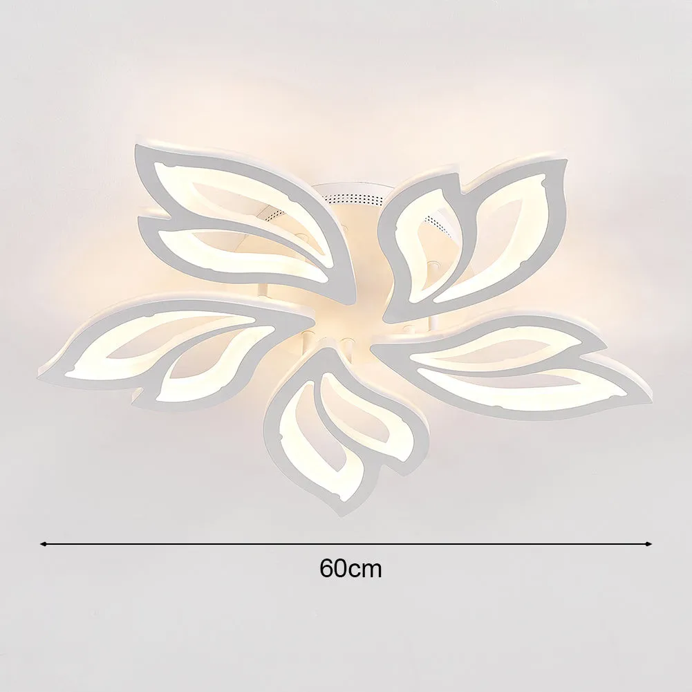 Petal-Shaped LED Dimmable Energy-efficient Semi Flush Ceiling