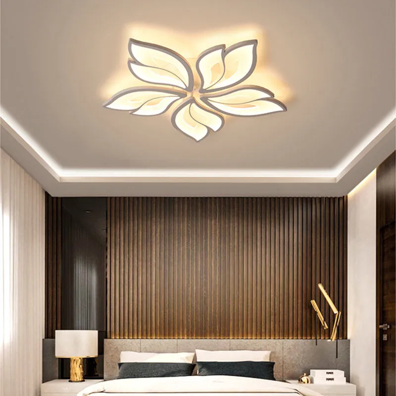 Petal-Shaped LED Dimmable Energy-efficient Semi Flush Ceiling