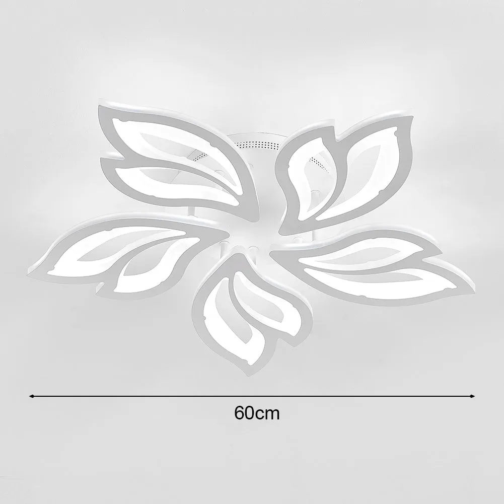 Petal-Shaped LED Dimmable Energy-efficient Semi Flush Ceiling