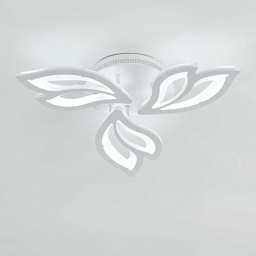 Petal-Shaped LED Dimmable Energy-efficient Semi Flush Ceiling