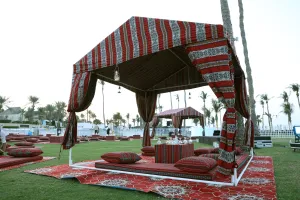 Ramadan Basic Majlis Setup For 12   4x4 Tent