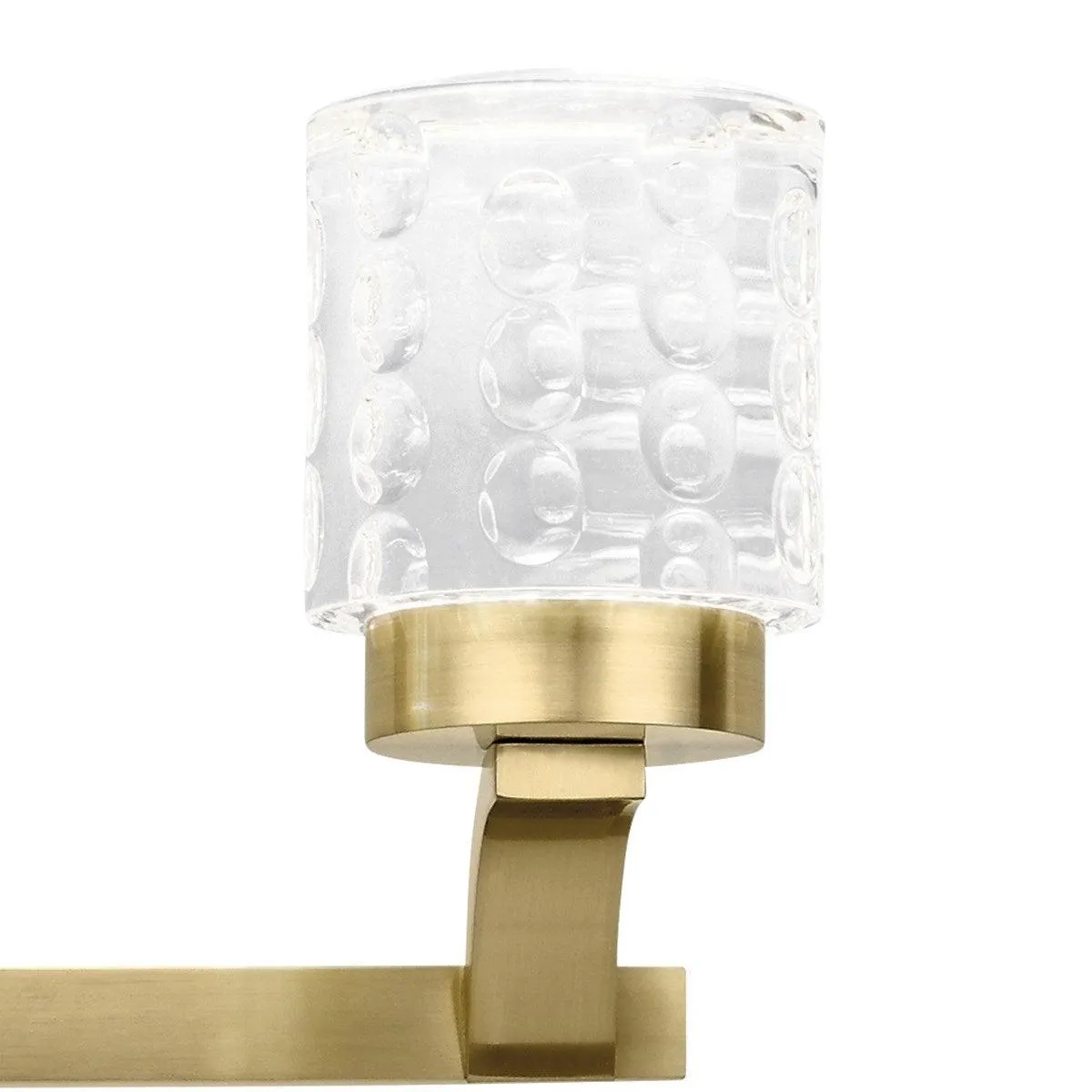 Rene 19 in. 3 Lights LED Vanity Light Gold Finish