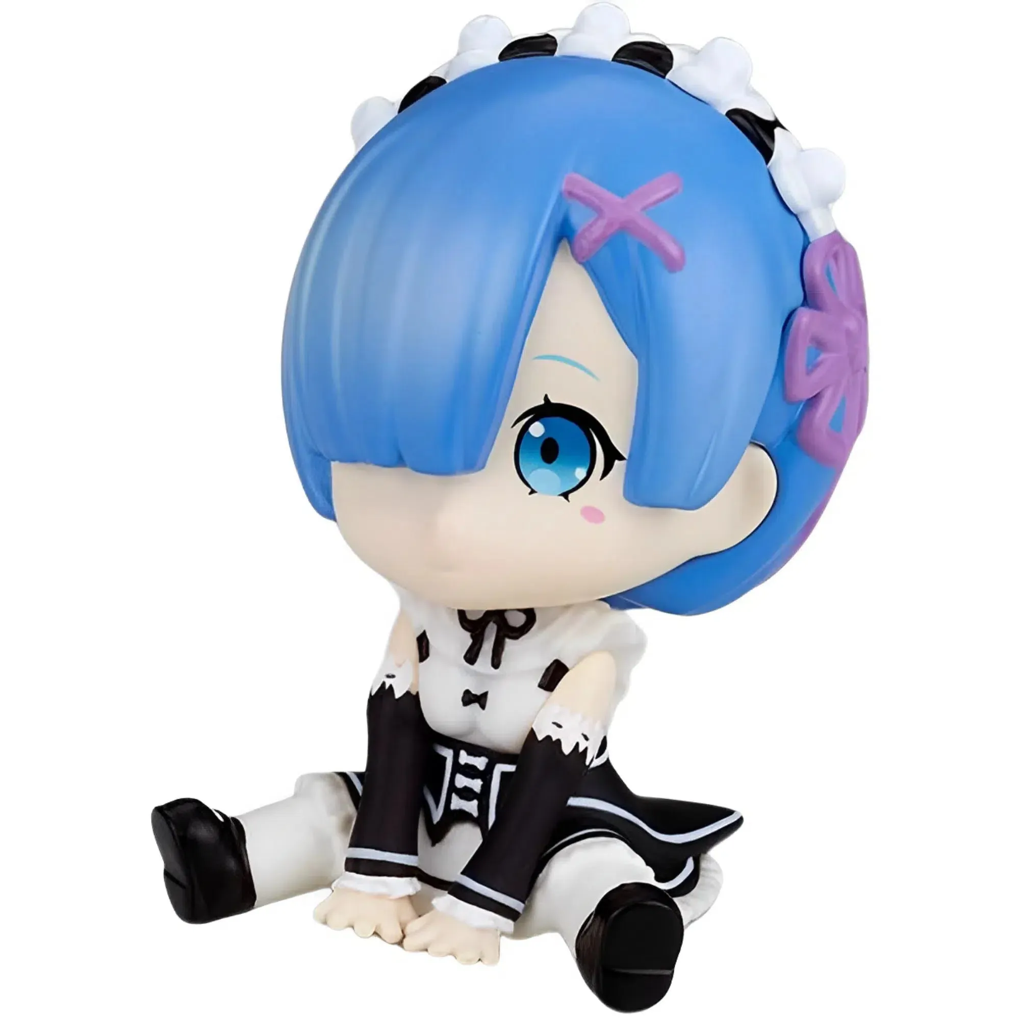 Re:Zero Starting Life in Another World - Cute Sitting Rem Statue - Penguin Parade - Petanko Soft Vinyl Series