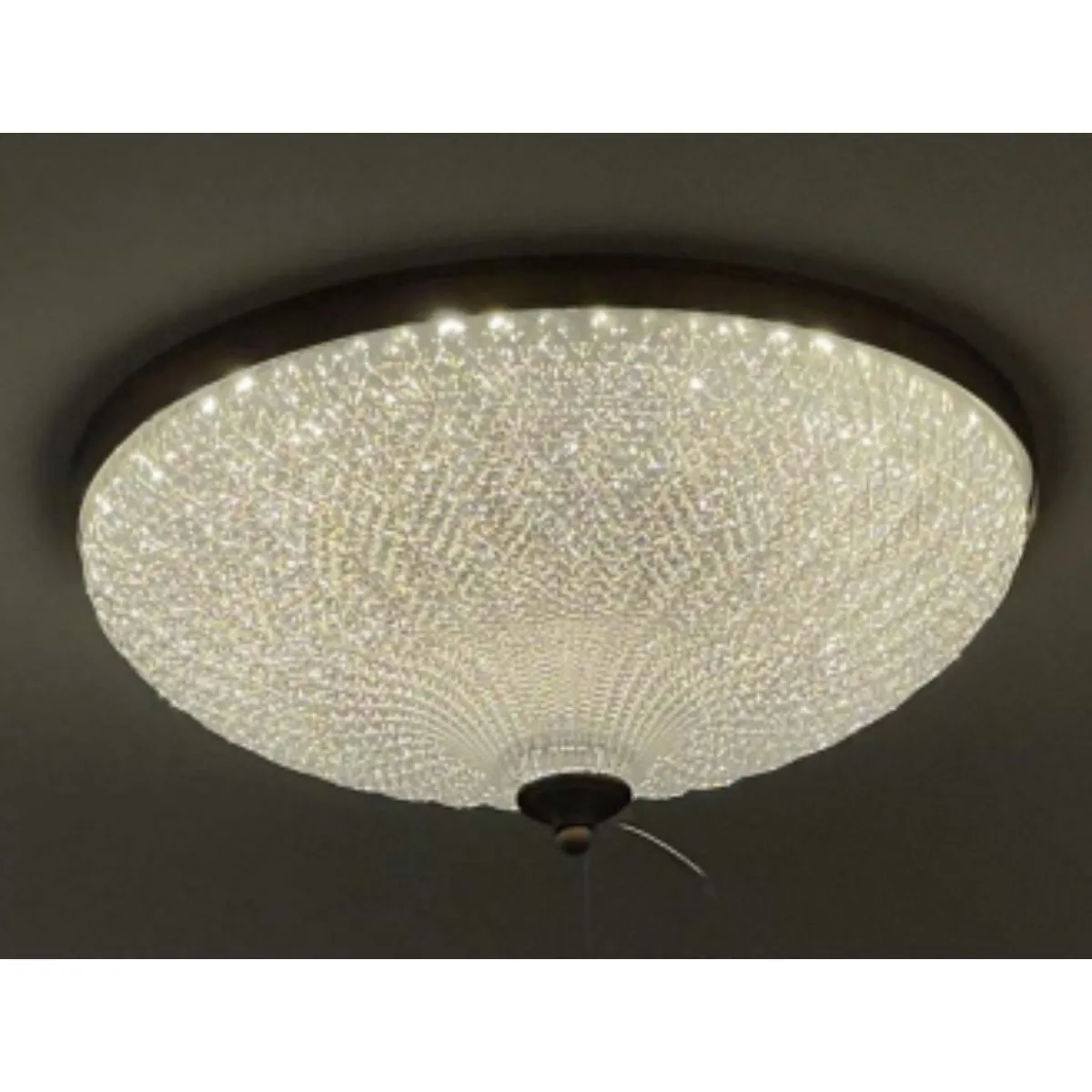 Roma 12 in. LED Flush Mount Light Selectable CCT Brass Finish