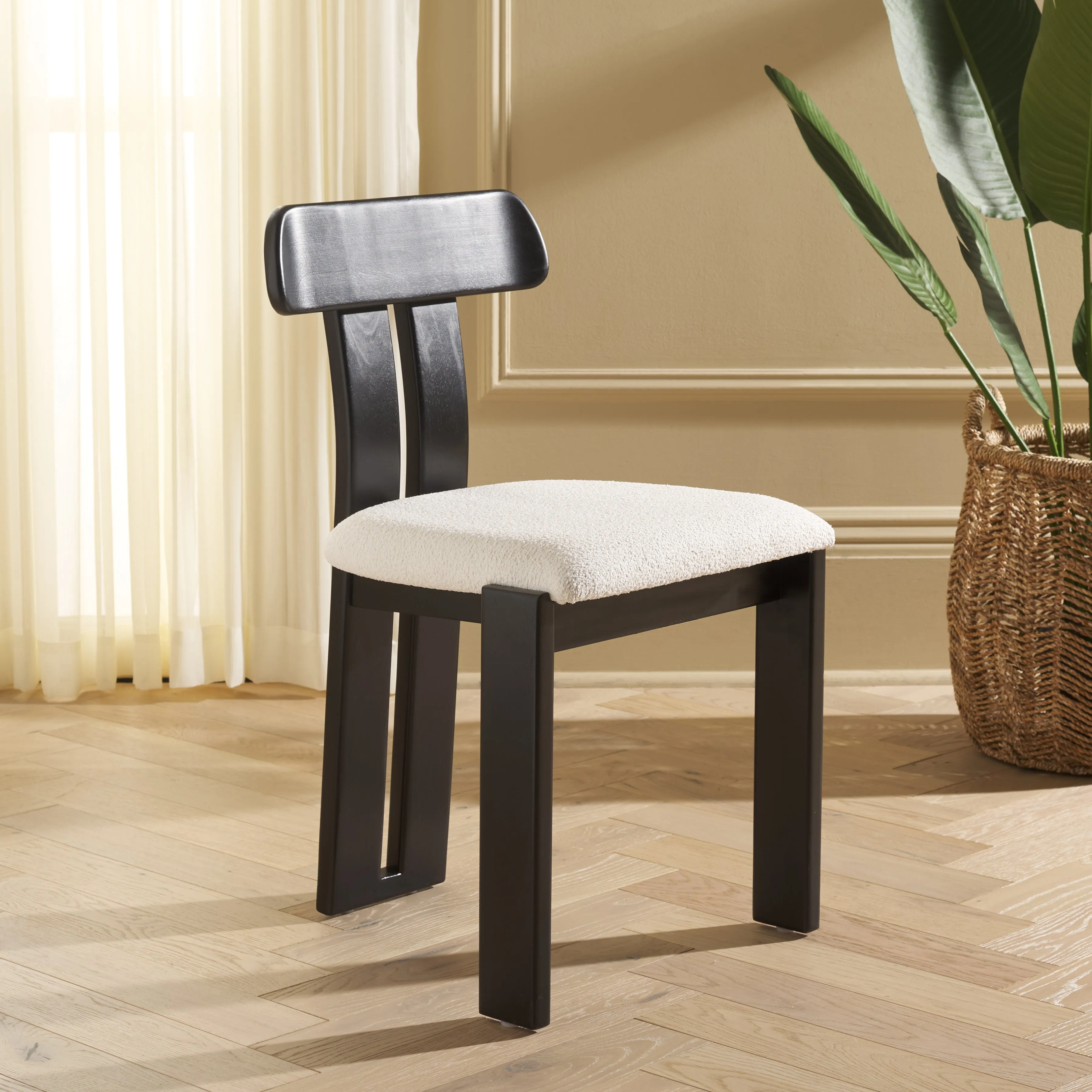 Safavieh Cayde Boucle Seat Dining Chair, DCH8806