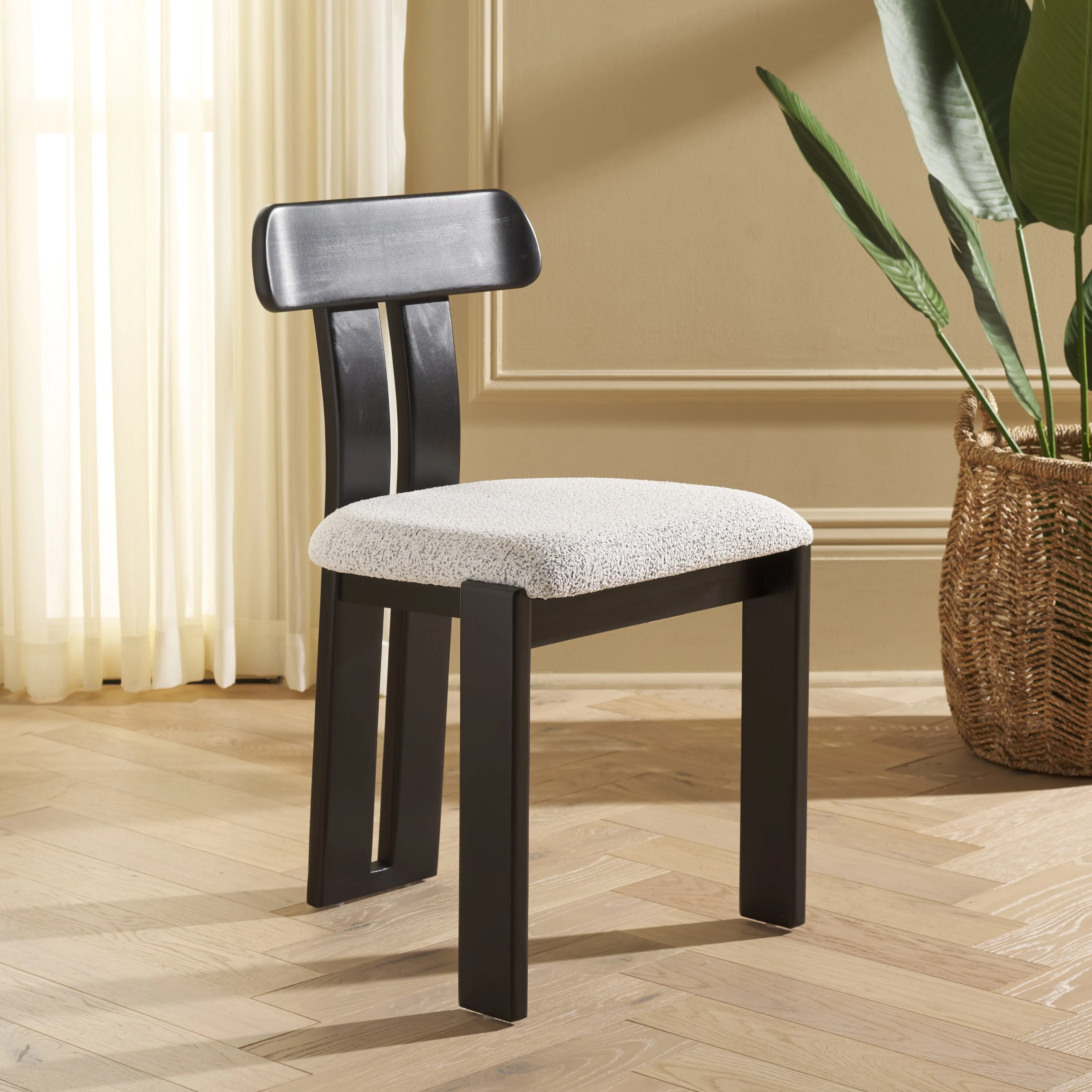 Safavieh Cayde Boucle Seat Dining Chair, DCH8806