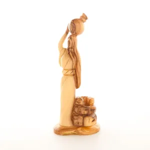 Samaritan Woman at Well, 10.4" Carved Abstract