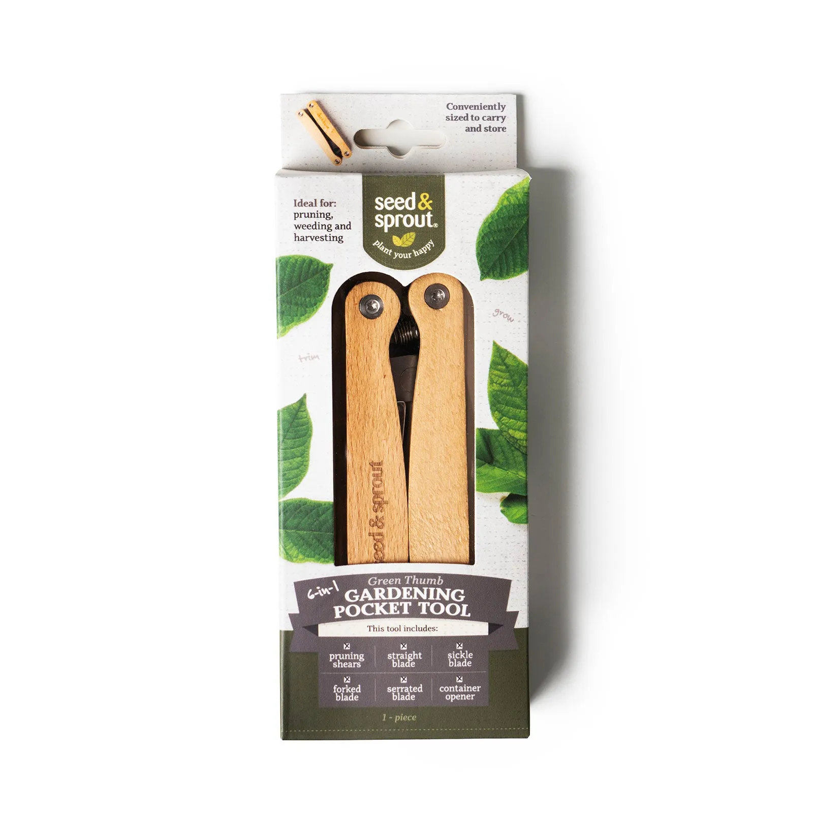 Seed & Sprout® 6-In-1 Gardening Pocket Tool