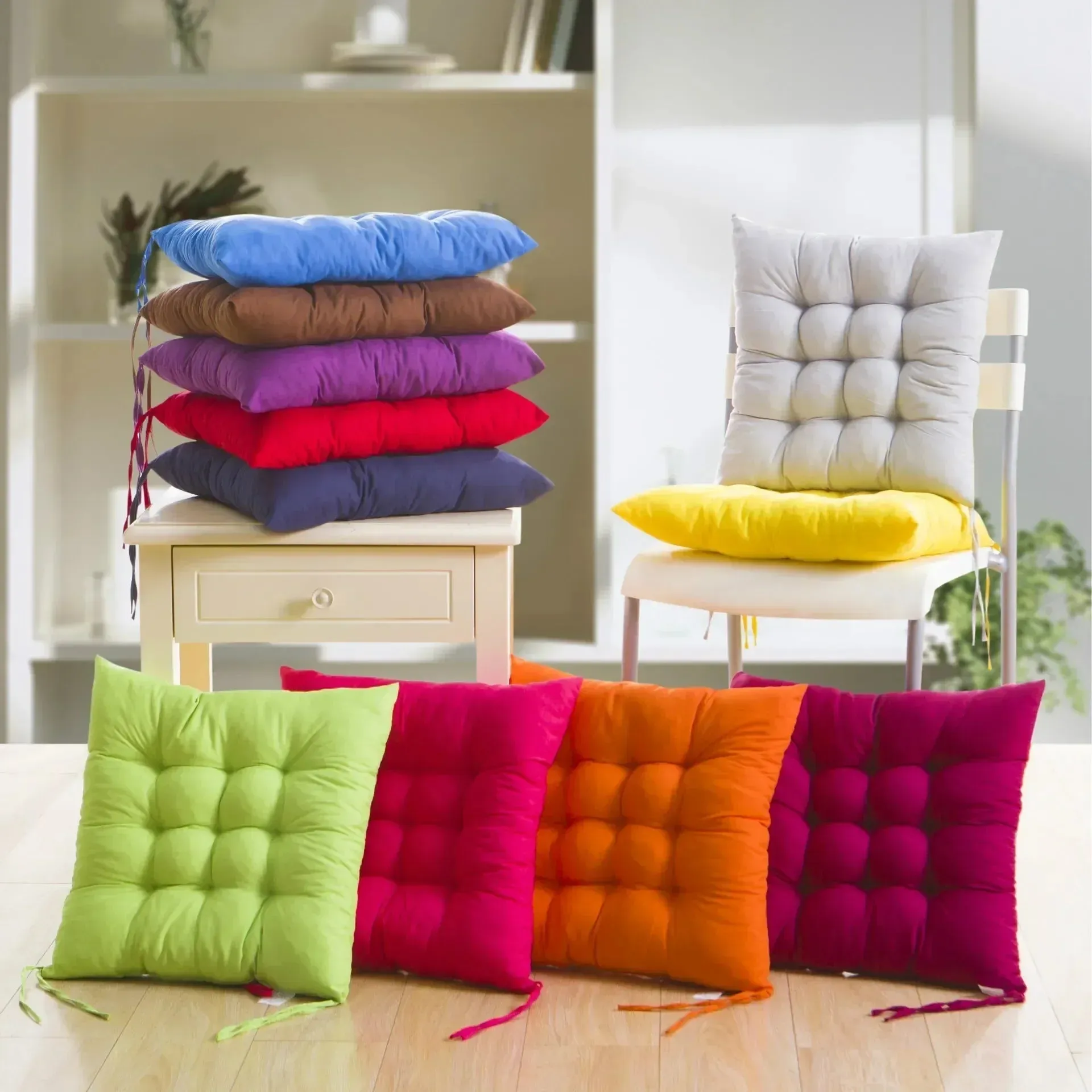 Square Chair Seat Cushion For Indoor and Outdoor