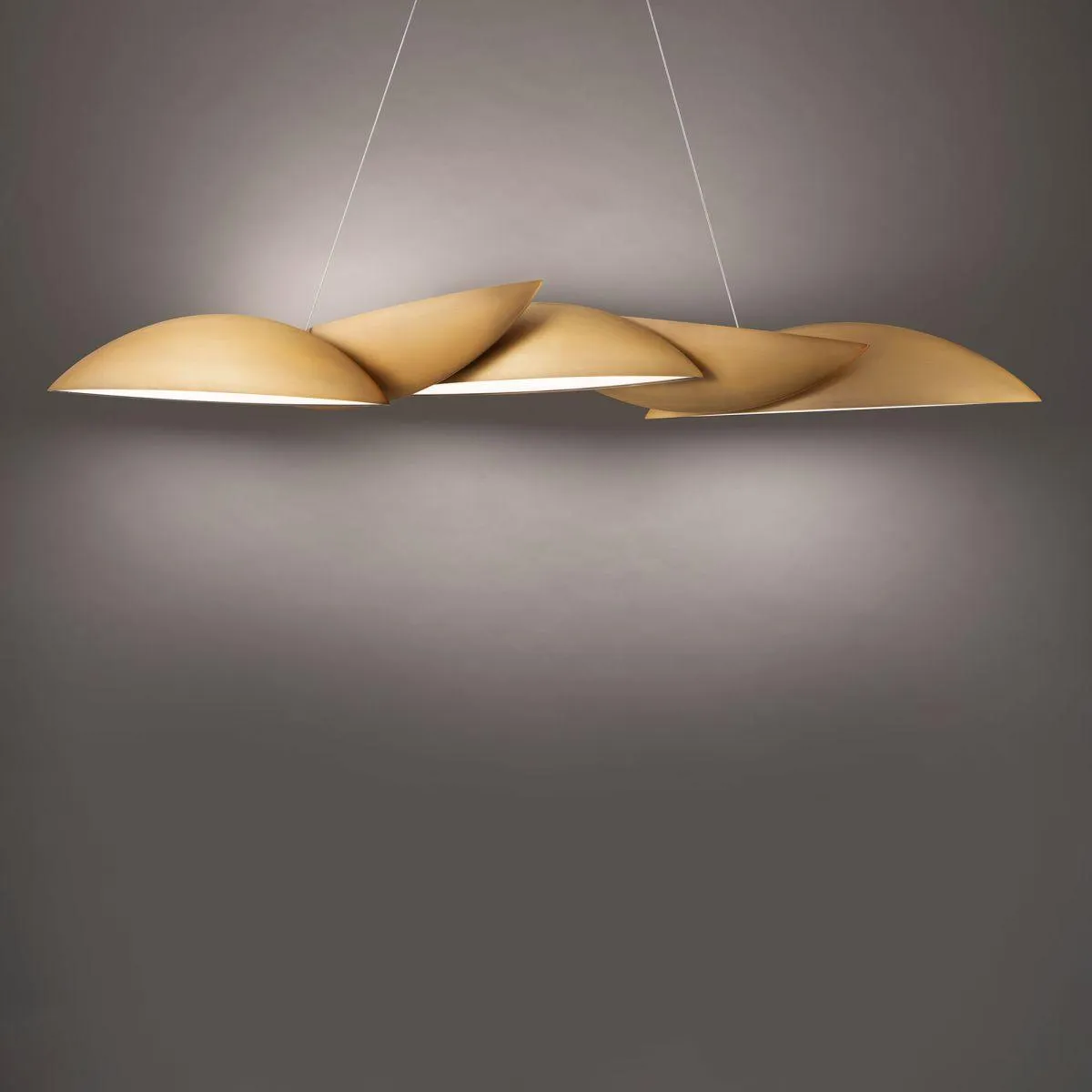 Sydney 56 in. LED Pendant Light Brass Finish