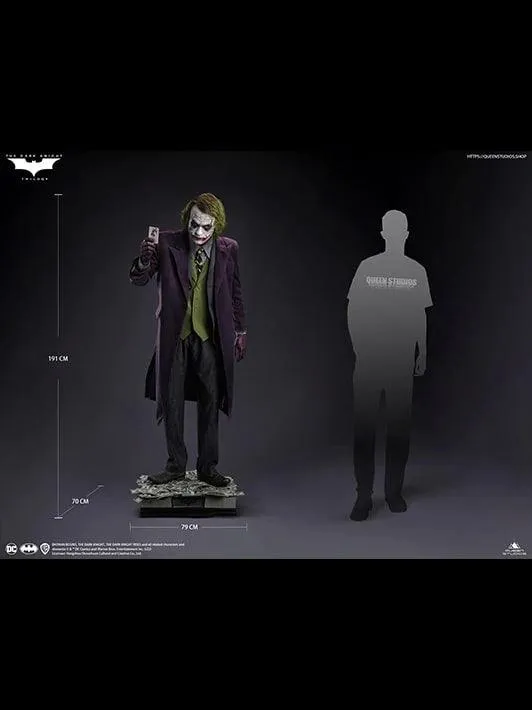 The Dark Knight Joker (Heath Ledger) Life Size Statue