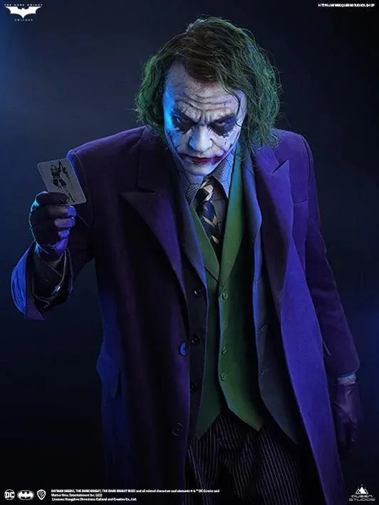 The Dark Knight Joker (Heath Ledger) Life Size Statue