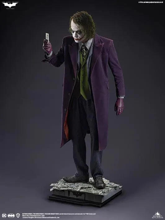 The Dark Knight Joker (Heath Ledger) Life Size Statue