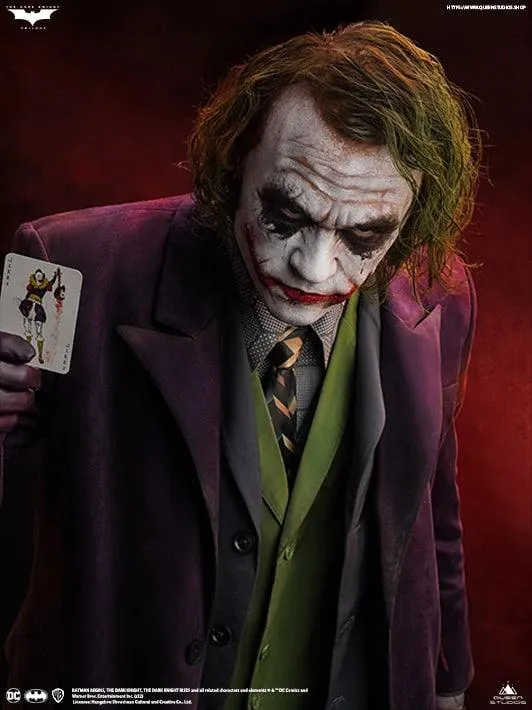 The Dark Knight Joker (Heath Ledger) Life Size Statue
