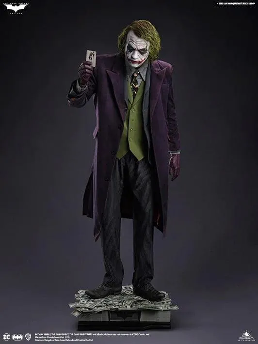 The Dark Knight Joker (Heath Ledger) Life Size Statue